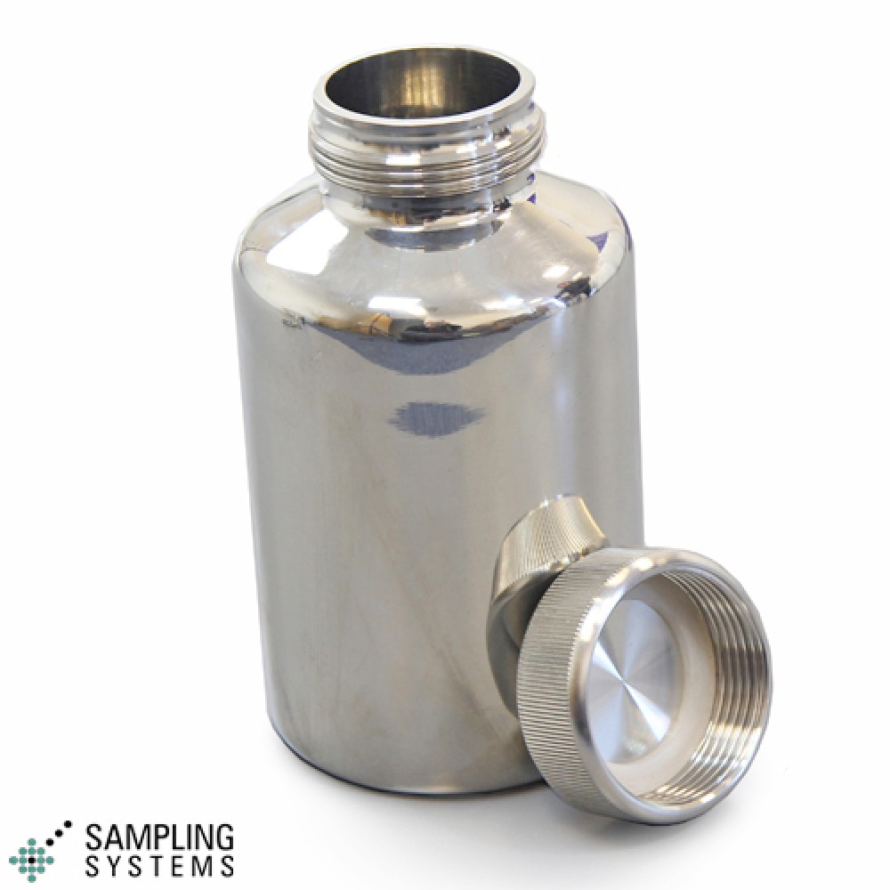 Vidalı Paslanmaz Şişe 1000 ml — A846-1000 · Sampling Systems