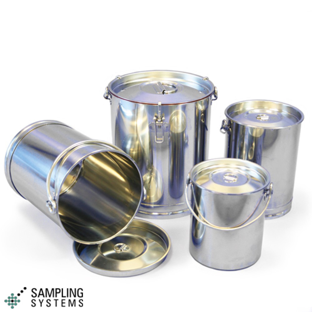 Paslanmaz Mini-Drum · 3 Litre (316/304) — A624-3 · Sampling Systems