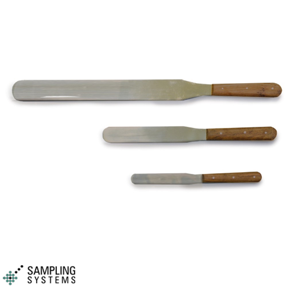 Spatula Bıçak (Ahşap Saplı) 100mm — A201-100 · Sampling Systems