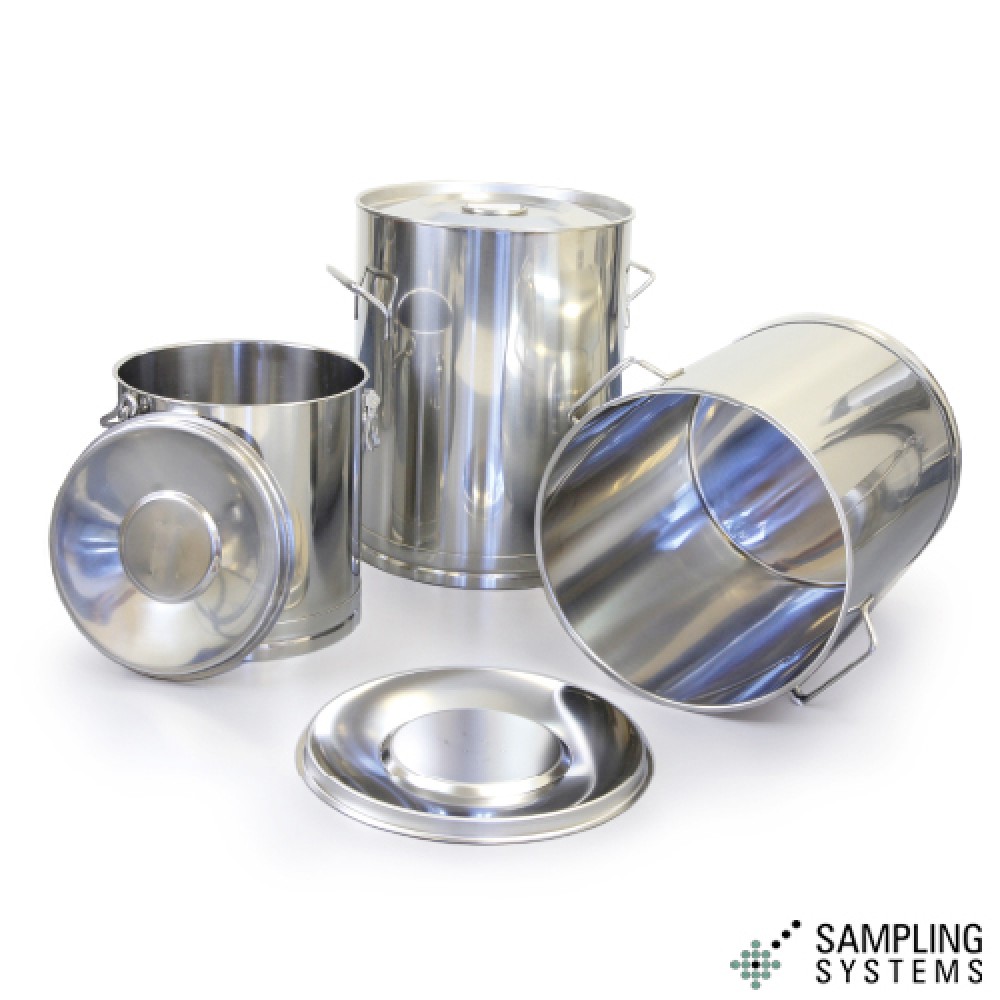 Büyük Paslanmaz Saklama Fıçısı · 50 Litre (316/304, 4 toggle) — A694-50 · Sampling Systems