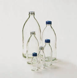 Kültür-Şişesi Alüminyum Vida-Kapaklı+Conta, Yuvarlak 100 ml (10'lu) — schuett-biotec 3567103