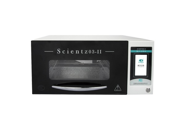 UV Crosslinker (254 nm · 0–99,99 J/cm² enerji kontrolü · 880 cm² ışınlama alanı) — SCIENTZ03-II · Scientz