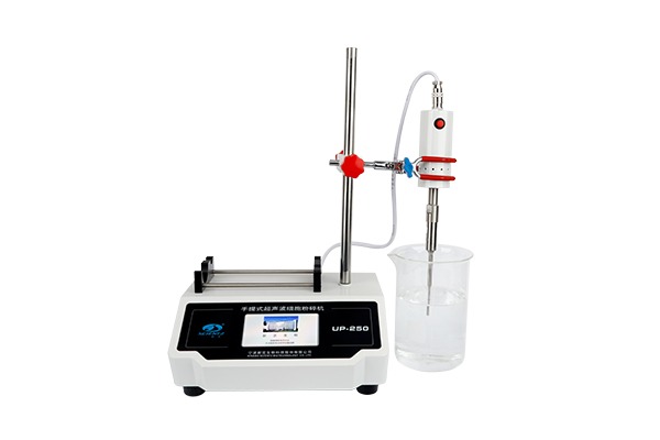 El Tipi Ultrasonik Hücre Parçalayıcı (250 W · 100 µL – 10 mL · 3 mm prob · şebeke beslemeli) — UP-250 · Scientz