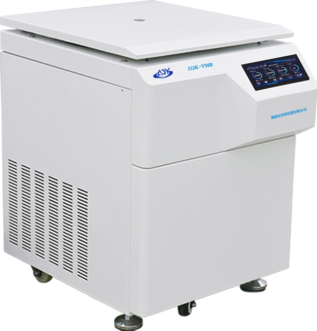 Dikey Yüksek Devirli Soğutmalı Santrifüj 3000 ml (Vertical High Speed 3000ml Refrigerated Centrifuge) — J22K-VMR · Anjunyan