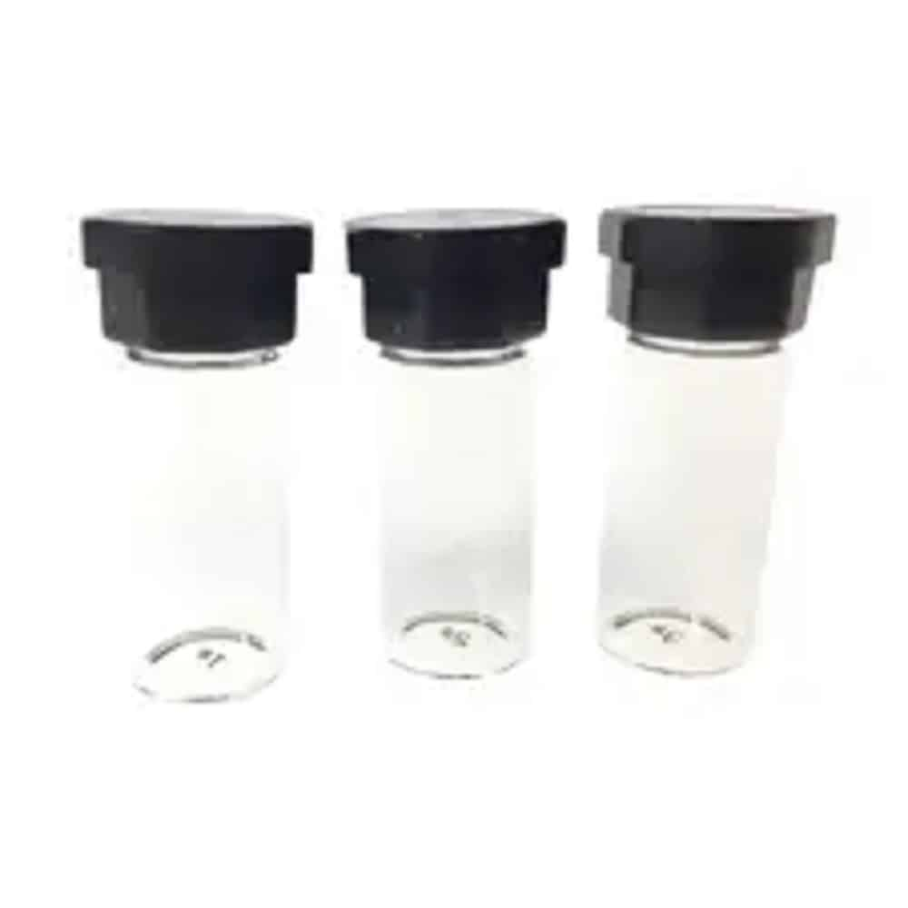 Türbidimetre Numune Şişesi Seti · TN400/TN480 için (3 adet, Ø25×60 mm) — Apera TN400-S2