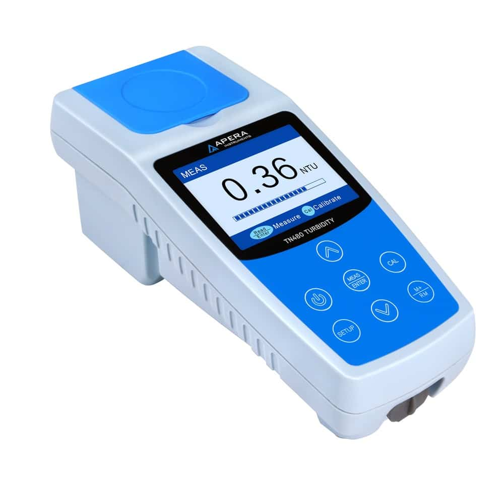 Portatif Türbidimetre · Kızılötesi LED 860±30 nm (ISO-yöntem) — Apera TN480, T200-1 + çanta dahil