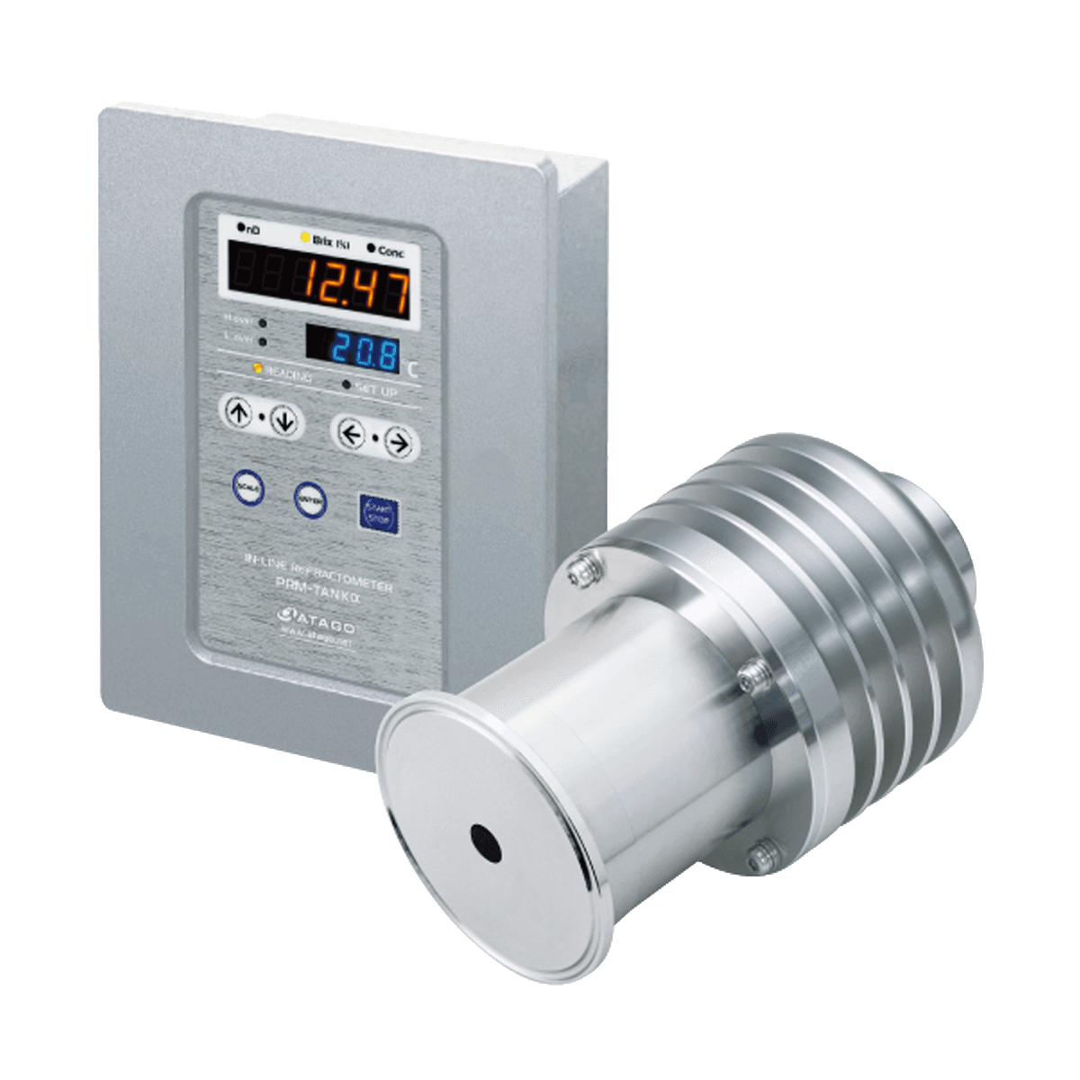 In-line Refraktometre · ATAGO PRM-TANK100α DX(FER) — tank/fermentasyon Brix + nD