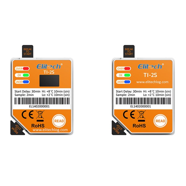 Elitech EliTag 2S — Tek Kullanımlık NFC Sıcaklık Etiketi