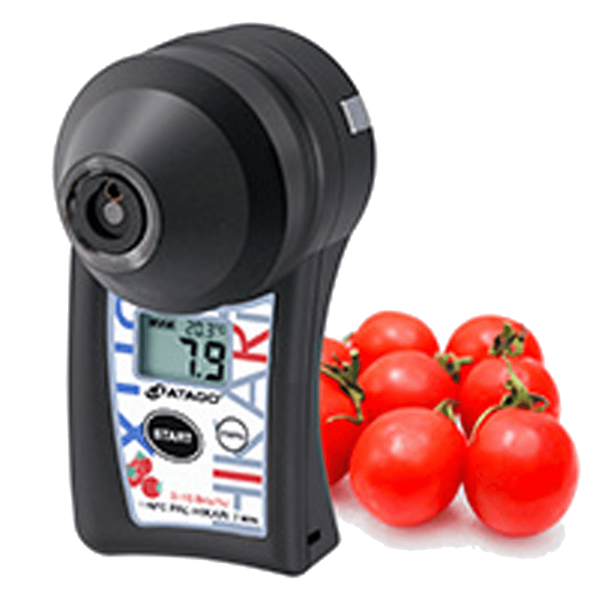 Kızılötesi (IR) Cep Brix Ölçer · non-destructive Çeri domates 3,0–15,0 %, ±1,5 % — PAL-HİKARi 3mini · Atago