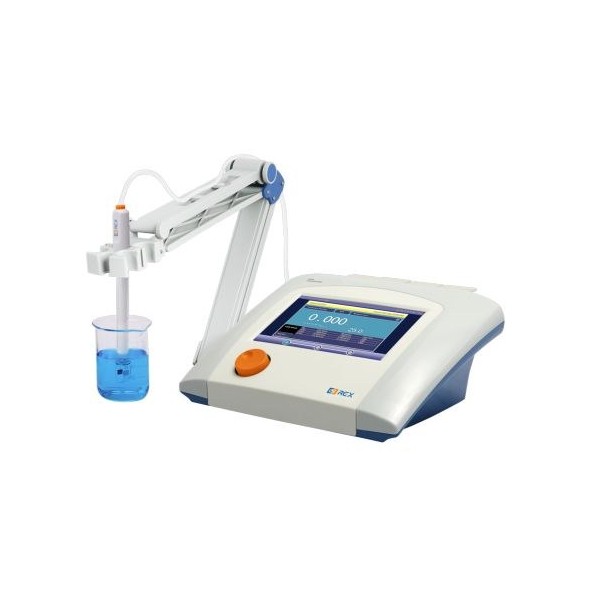 INESA REX EC600L — masaüstü iletkenlik/TDS/tuzluluk/direnç metre (7" dokunmatik)