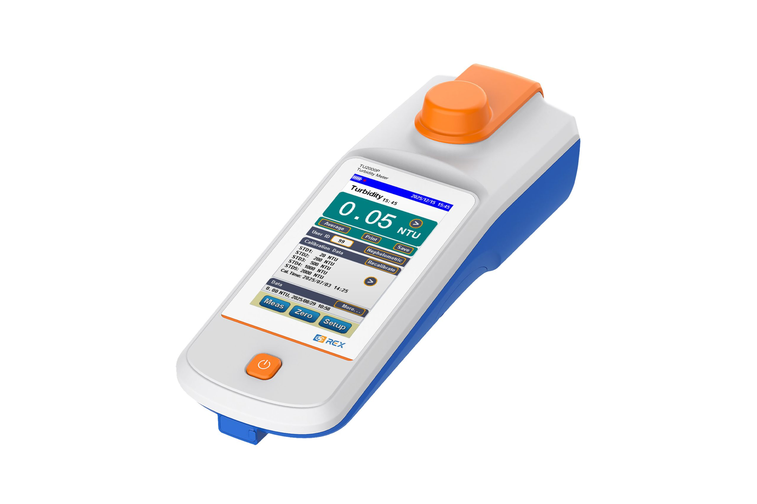 Portatif Türbidimetre (Bulanıklık) · IP65, ISO 7027, 0-2000 NTU — TU2000P · INESA REX