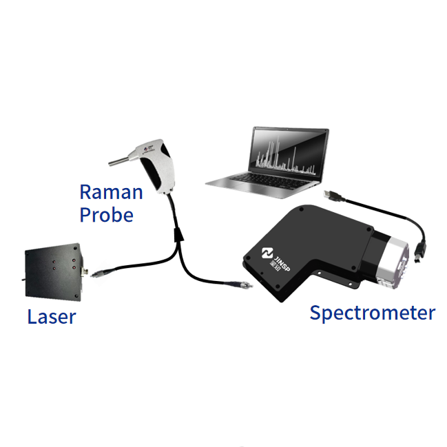 JINSP Raman Kiti (Lazer + Prob + Spektrometre)