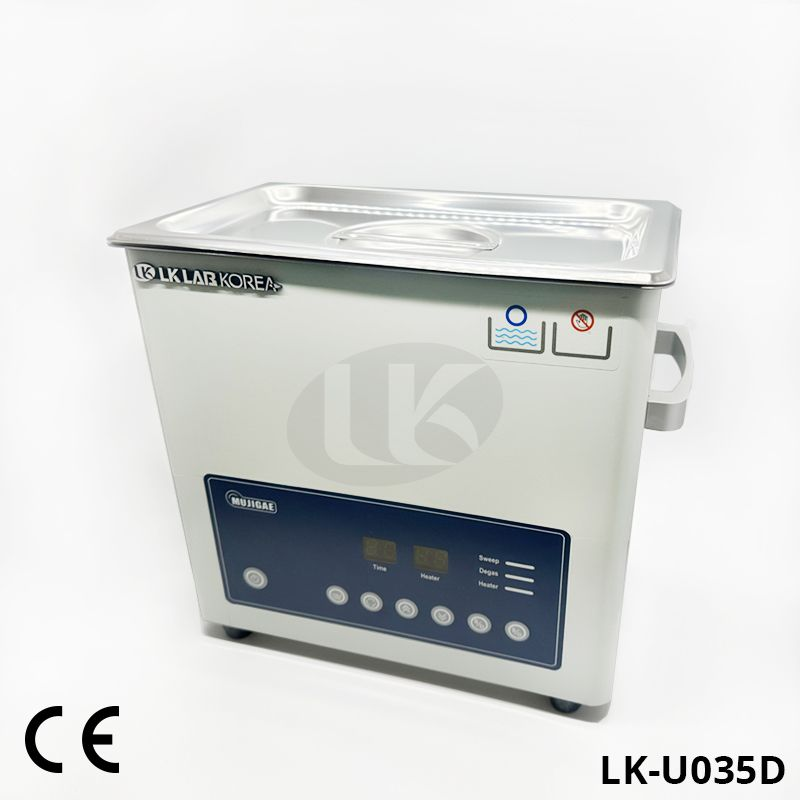 Dijital Ultrasonik Temizleyici · LKlab LK-U035D/065D/105D/225D — ısıtıcılı, degas + sweep