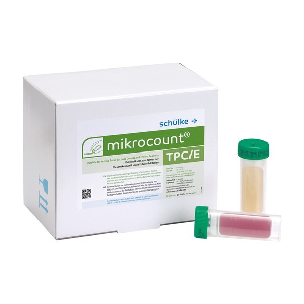 Schülke mikrocount® TPC/E — toplam canlı sayımı ve enterobakteri tayini için daldırma lamı