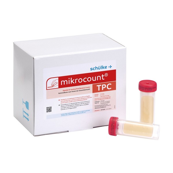 Schülke mikrocount® TPC — toplam canlı sayımı için daldırma agar lamı (dip slide)