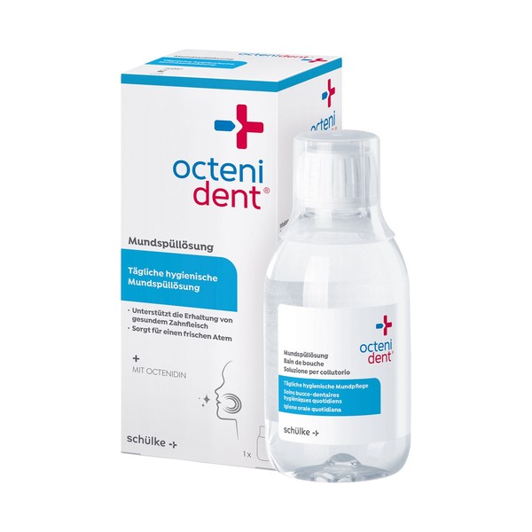 Schülke octenident® ağız çalkalama çözeltisi — oktenidinli alkolsüz antimikrobiyal gargara