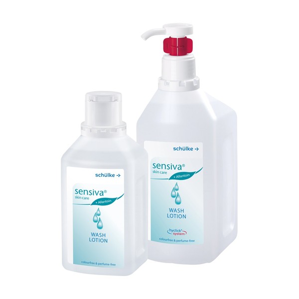 Schülke sensiva® wash lotion — vücut/yüz/saç için sabunsuz, boyasız/parfümsüz yıkama losyonu