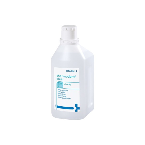 Schülke thermodent® clear — dental alet işlemede lekesiz kurutma için durulama konsantresi