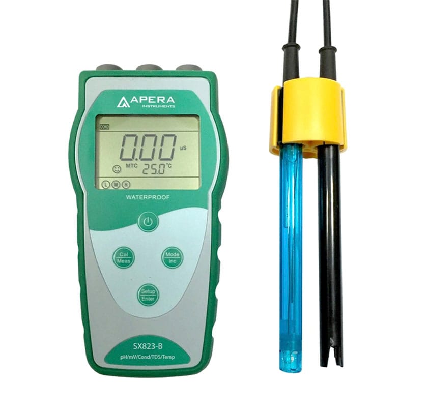 Portatif Multiparametre · pH/ORP/EC/TDS — Apera SX823-B (ekonomik)