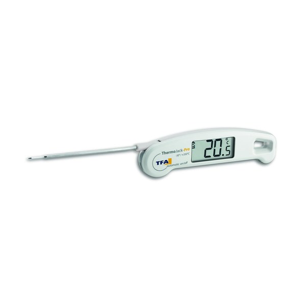 Saplama Termometre · TFA THERMO JACK PRO (30.1050) — T90≈4sn, ±0,5 °C, 350 °C'ye, IP65, HACCP/EN13485