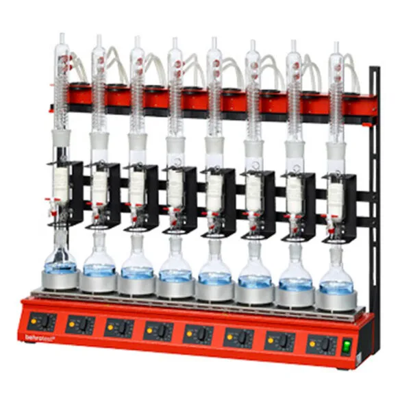 8 Numuneli Soxhlet Cihazı Behr Labor Technik R108S