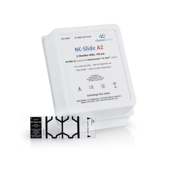 NC-Slide A2™ kutusu Chemometec Nucleocounter  NC250-NC3000