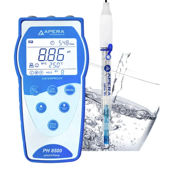 Arıtılmış Su için (İçme / RO / Distile / Deiyonize Su) Portatif pH Ölçüm Cihazı APERA PH8500-PW