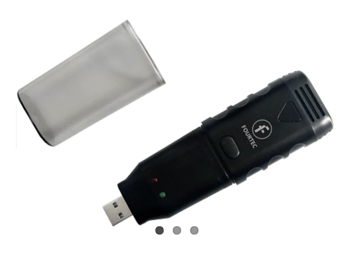 -80°C Temperature Data Logger Fourtec Instruments Dry Ice PDF - Image 2