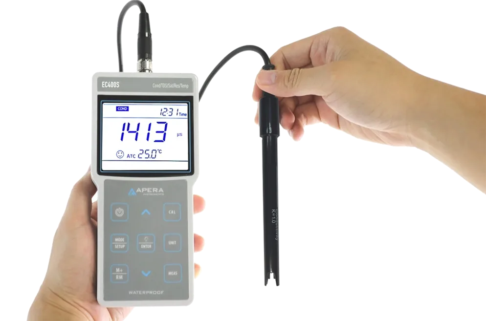 APERA EC400S Portable Conductivity / TDS / Salinity / Resistance Meter - Image 2