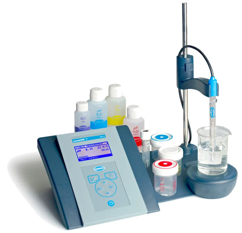 Genel-kullanim-icin-Sension-PH31-Gelismis-GLP-Masaustu-pH-Seti-1.jpg pH-ORP-ISE ve İletkenlik için Sension+ MM 374 GLP 2 kanallı Masaüstü Ölçüm Cihazı Seti