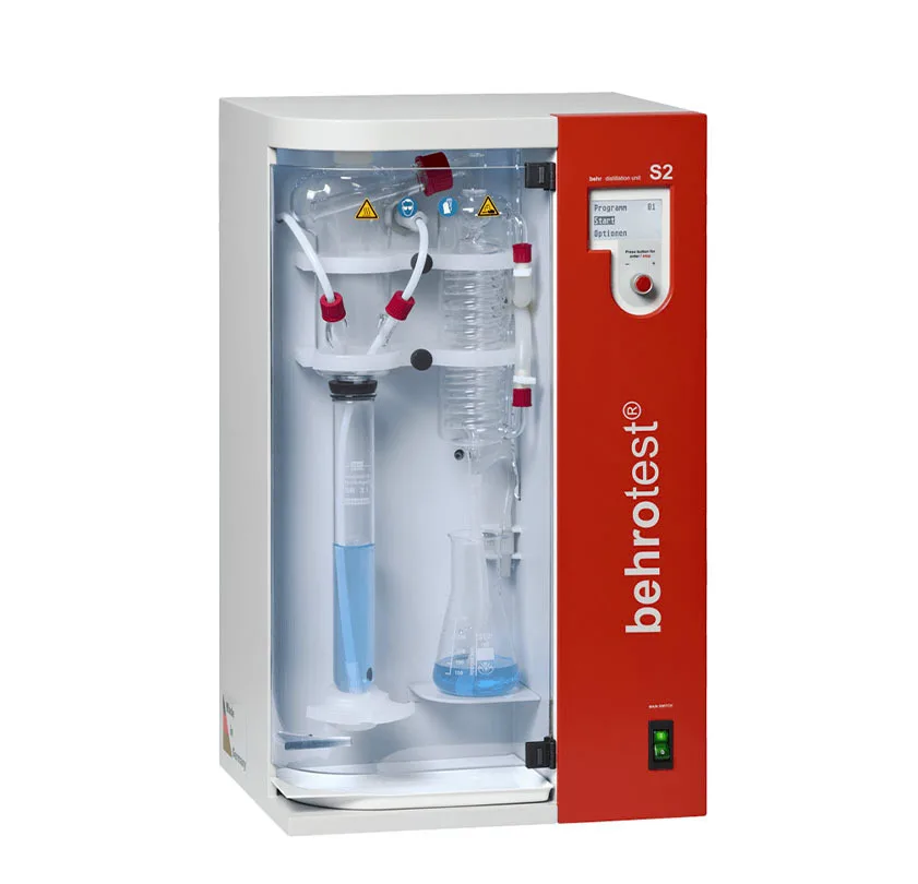 Kjeldahl-Azot-–-Protein-tayin-sistemi-Behr-Labor-Technik-S2-.jpg Distilasyon ünitesi Behr Labor Technik S2
