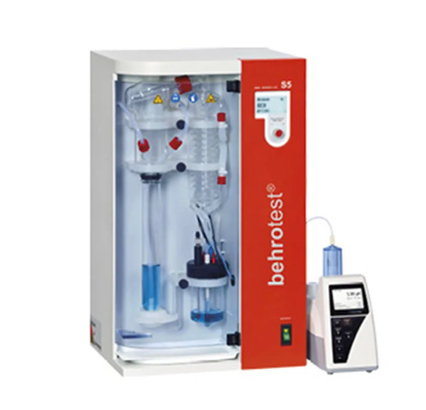 Kjeldahl-Azot-–-Protein-tayin-sistemi-Behr-Labor-Technik-S5-.jpg Tam otomatik Distilasyon ünitesi Behr Labor Technik S5