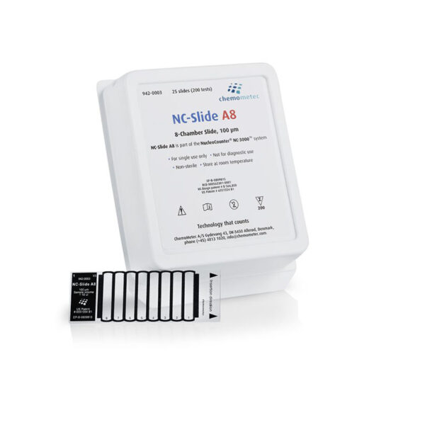 NC-Slide A8™ kutusu Chemometec Nucleocounter  NC250-NC3000