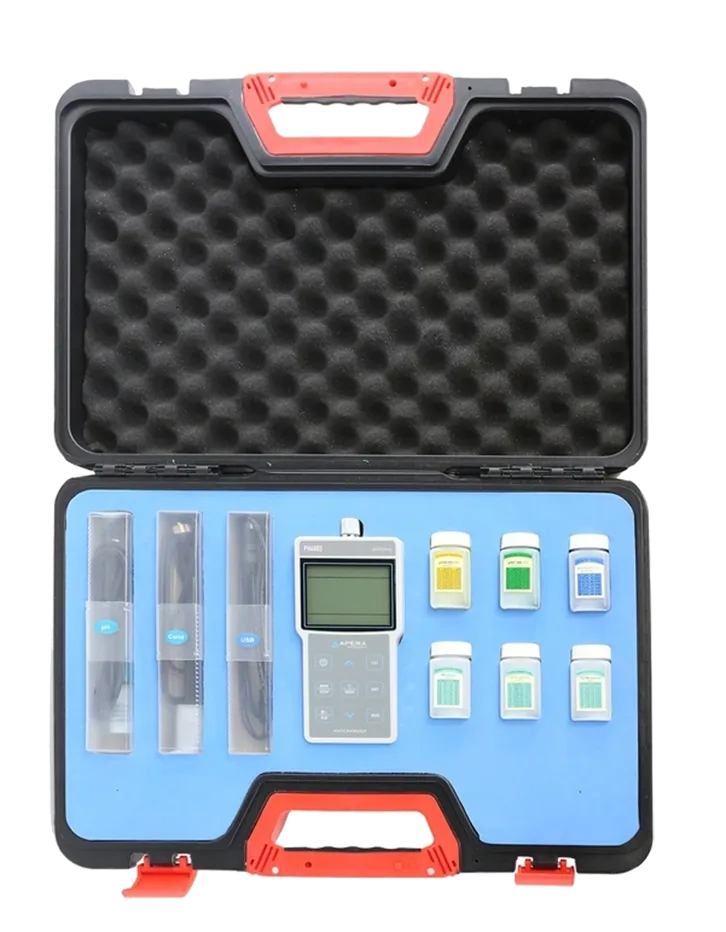 Portable pH / Conductivity Meter APERA PC400S to GLP Standards - Image 3