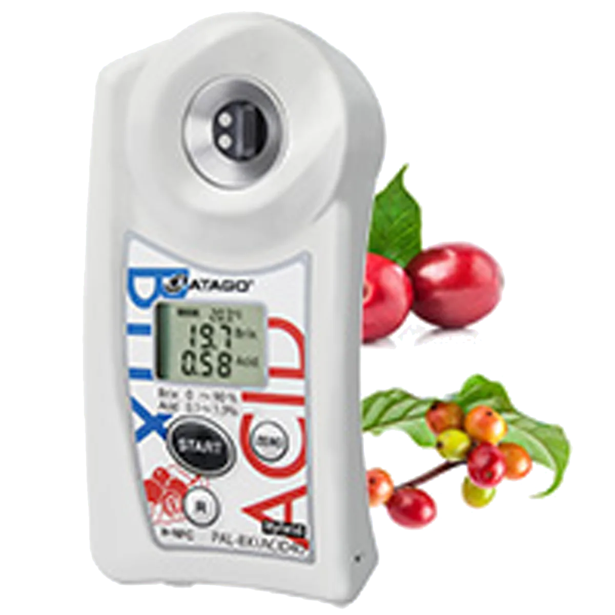 Pocket Brix-Acidity Meter (Coffee cherry) PAL-BX_ACID40 Master Kit_ Kahve Kirazı Brix-Asit Ölçer PAL-BX|ACID40 Master Kit