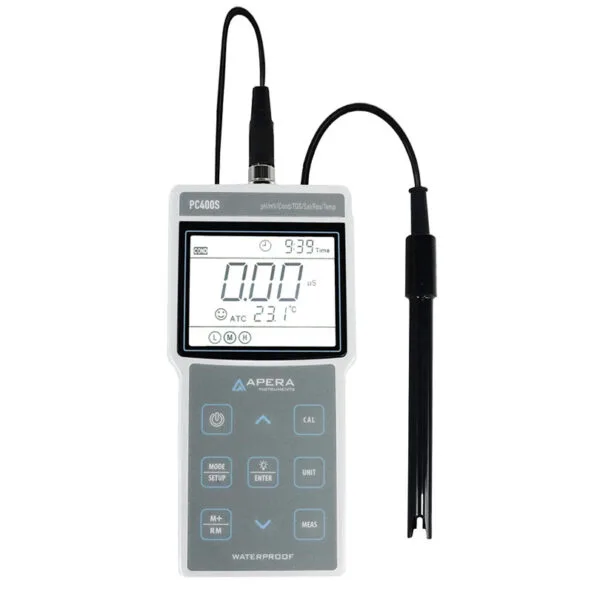 Portatif pH / İletkenlik Ölçüm Cihazı GLP standartlarında APERA PC400S