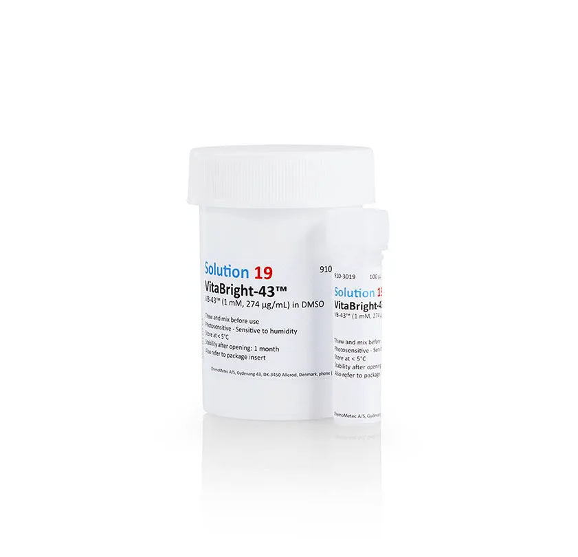 Solusyon-19-VitaBright-43-100-µl-Chemometec.jpg Solüsyon 19 VitaBright-43™ 100 µl Chemometec