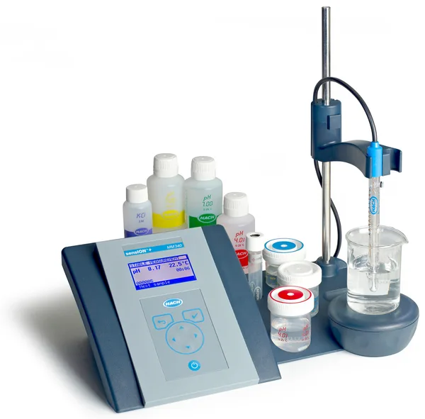 Hach Sension+ MM374 GLP 2-Channel Benchtop pH-ORP-Conductivity Measurement Instrument Kit - Image 2