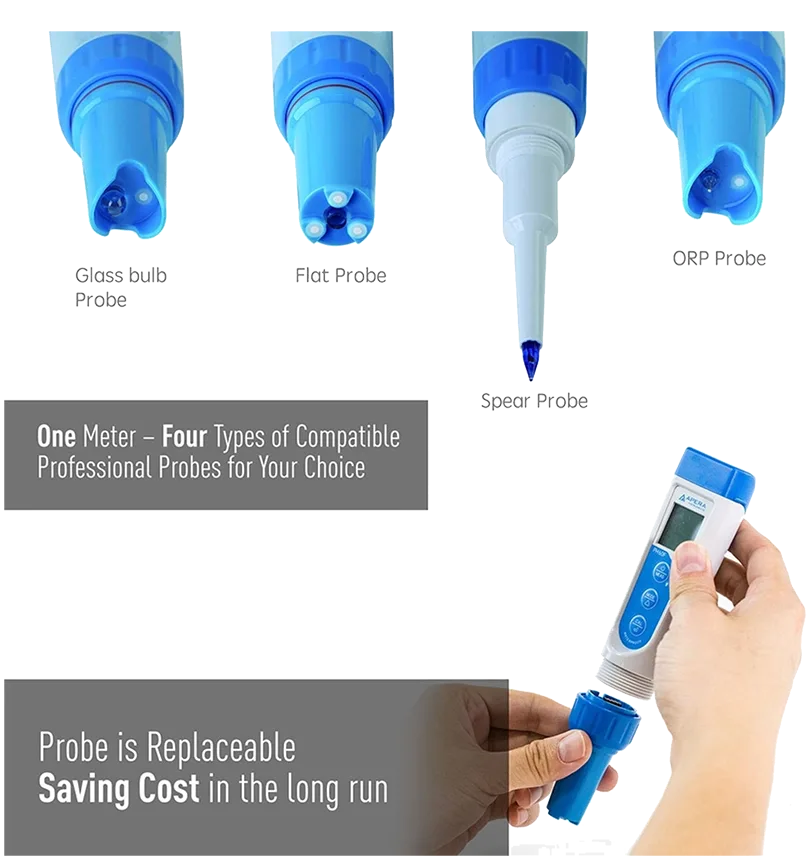 جهاز قياس الرقم الهيدروجيني المحمول APERA INSTRUMENTS PH60 - Image 5