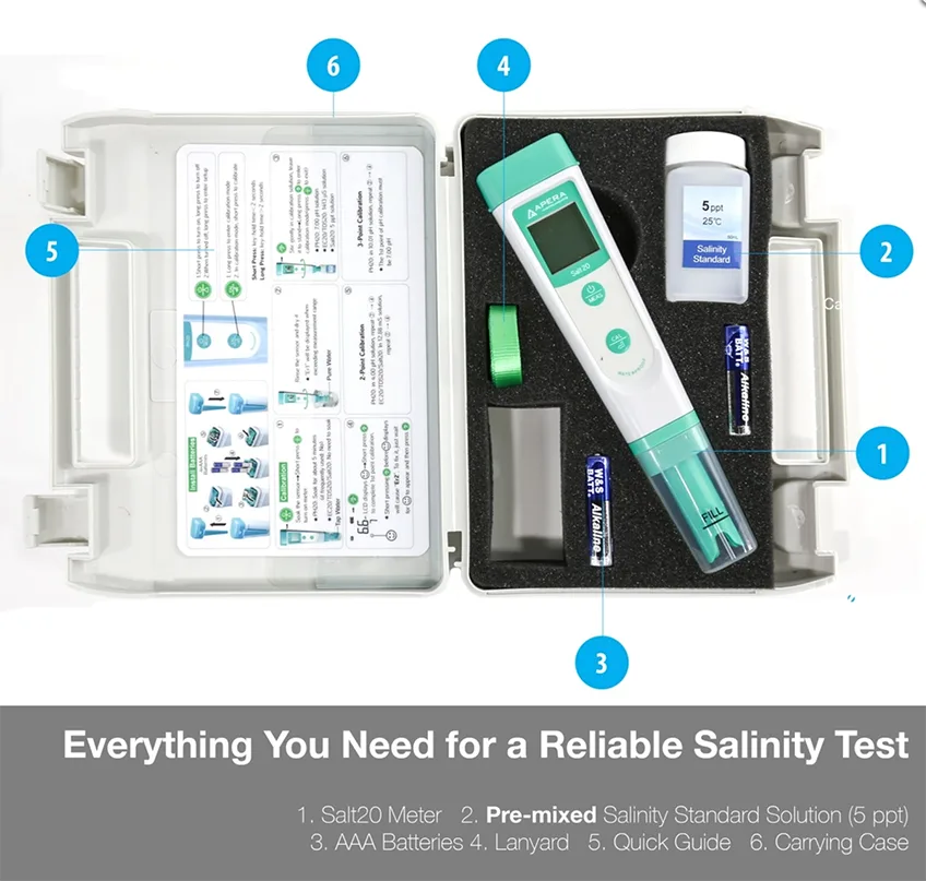 Apera Instruments SALT20 Handheld Salinity Meter - Image 3
