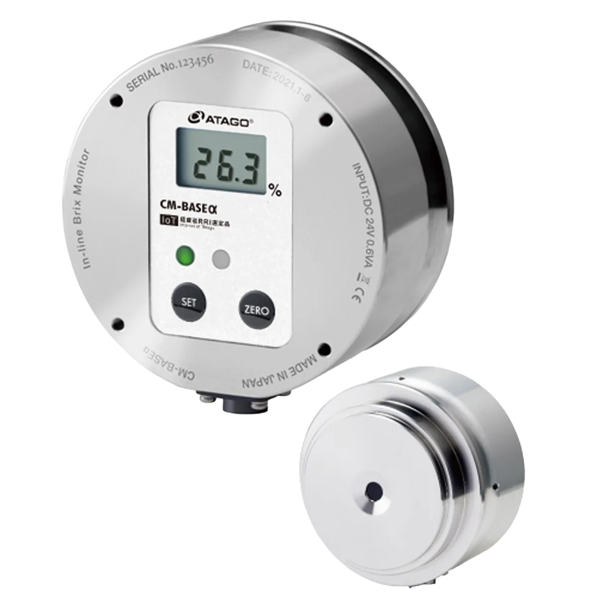 In-line Brix Monitor CM-BASEα_ CM-BASEα In-line Brix Monitor