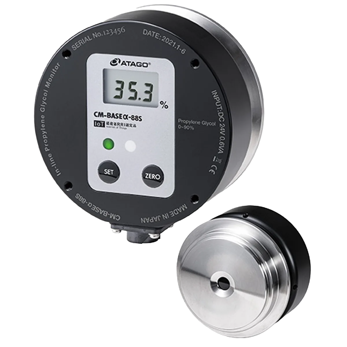 In-line Propylene Glycol Monitor CM-BASEα-88S_ In-line Propilen Glikol Monitörü CM-BASEα-88S