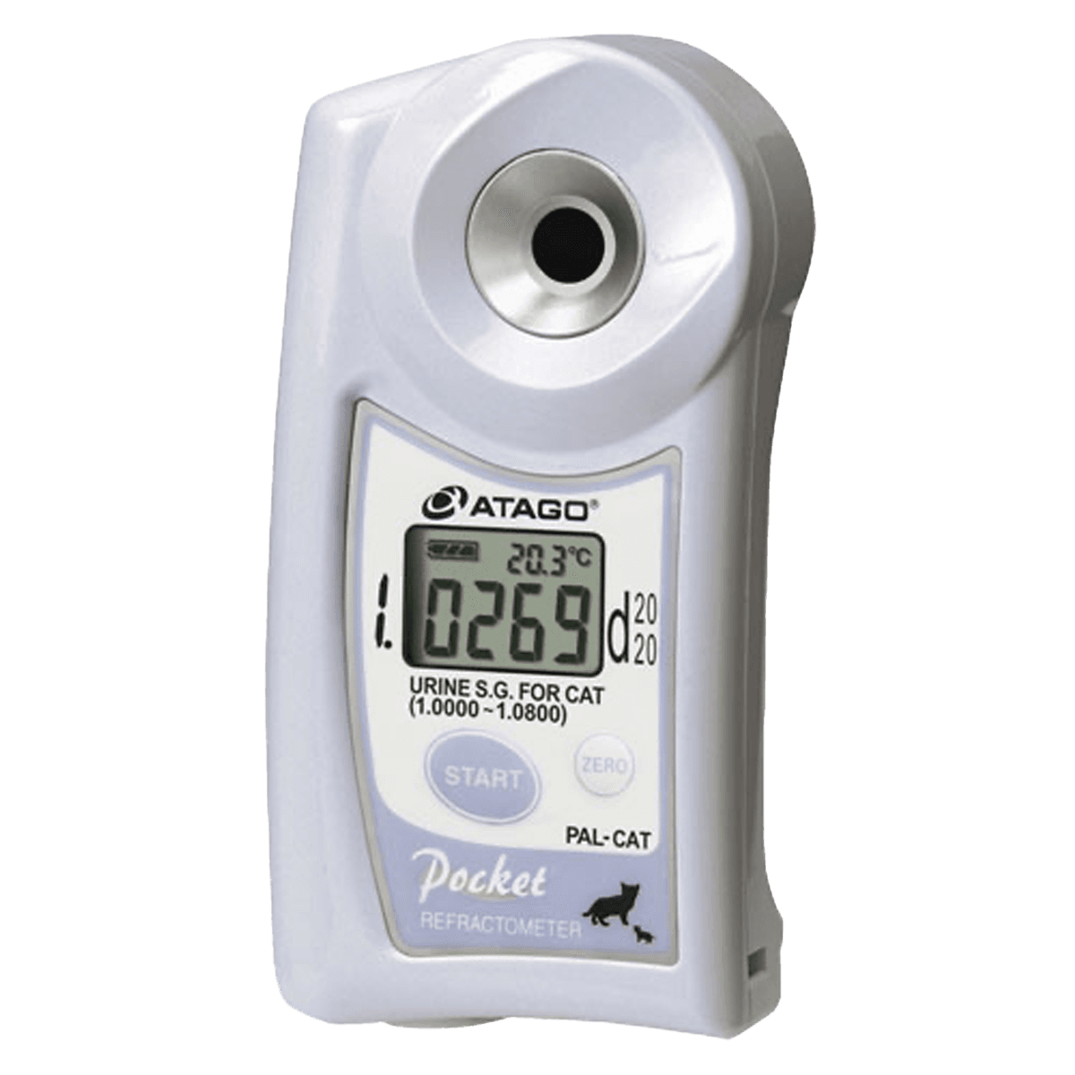 Urine Specific Gravity Refractometer PAL-CAT_ Kedi İdrar Özgül Ağırlık Refraktometresi PAL-CAT