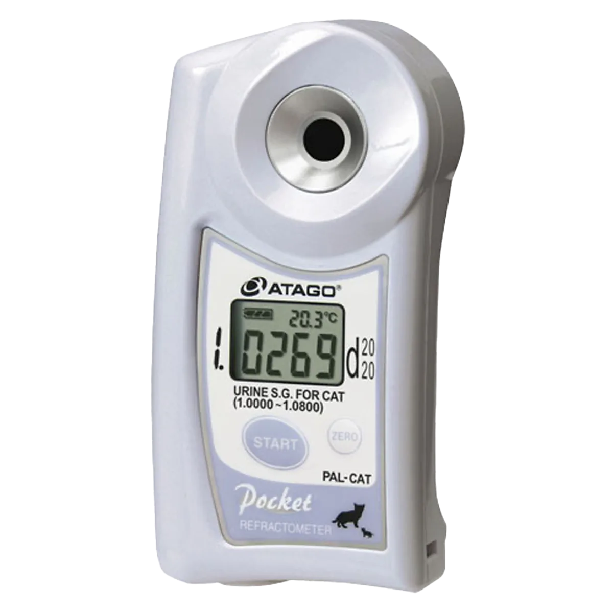 Urine Specific Gravity Refractometer PAL-CAT_ Kedi İdrar Özgül Ağırlık Refraktometresi PAL-CAT